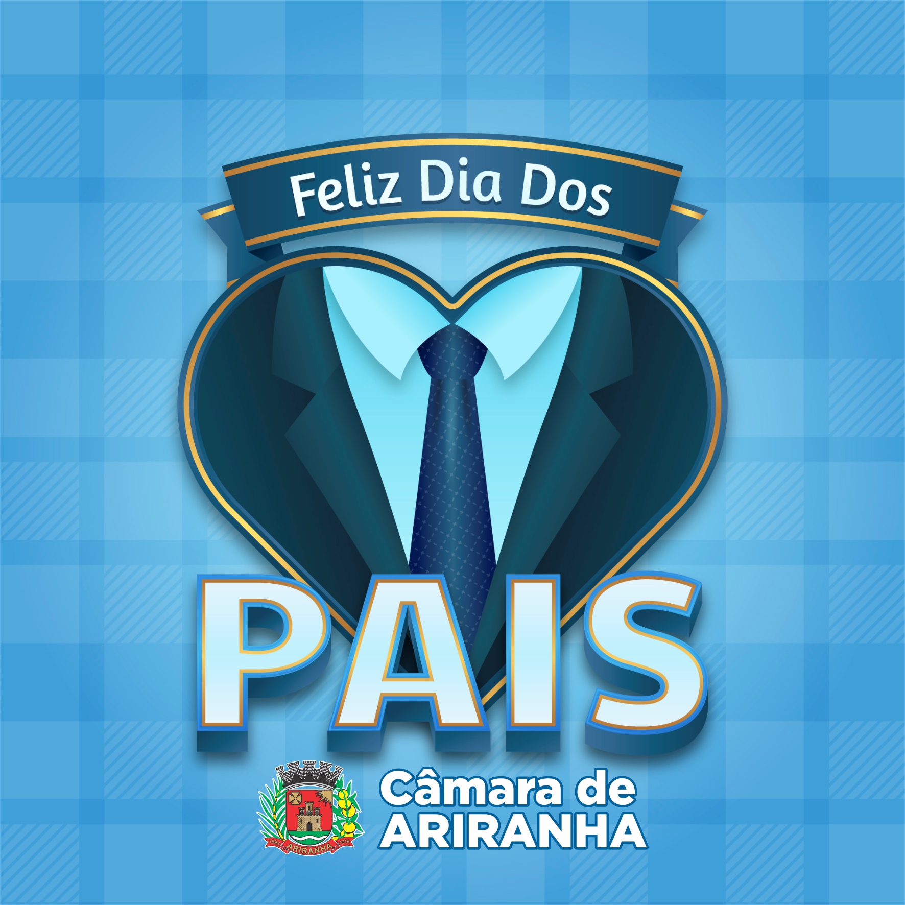 Câmara de Vereadores deseja um Feliz Dia dos Pais